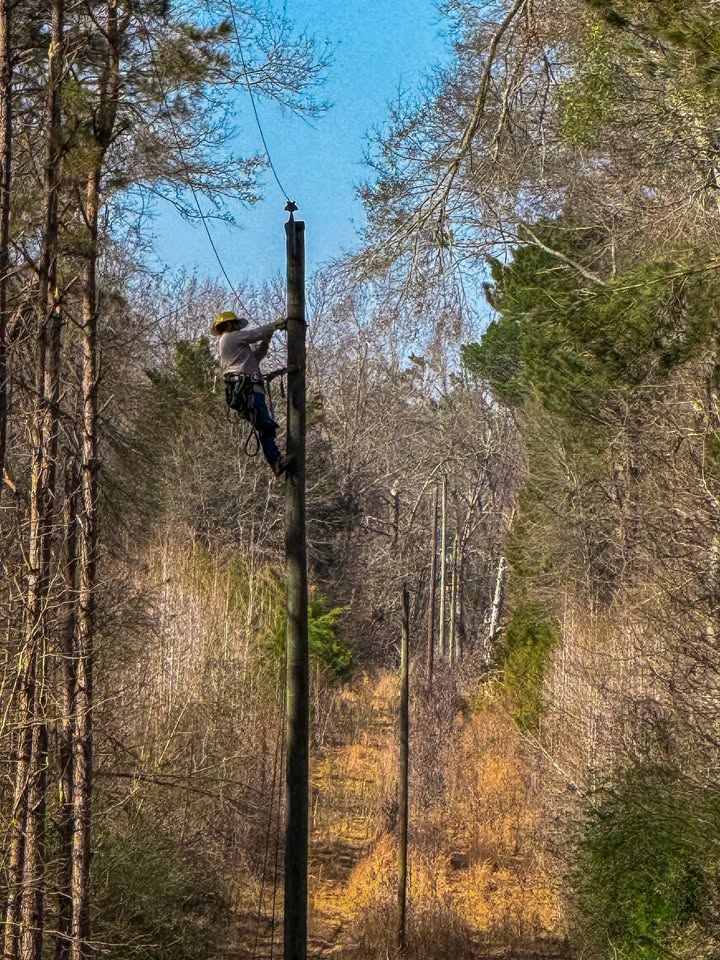 Crews are hard at work alongside <a href="/YazooValley/">Yazoo Valley EPA</a> providing #MutualAid after #WinterStormFern coated west-central Mississippi in heavy ice, causing downed trees and damaged electrical infrastructure, which led to widespread outages across six counties 💪⚡#ProudToBeCHELCO