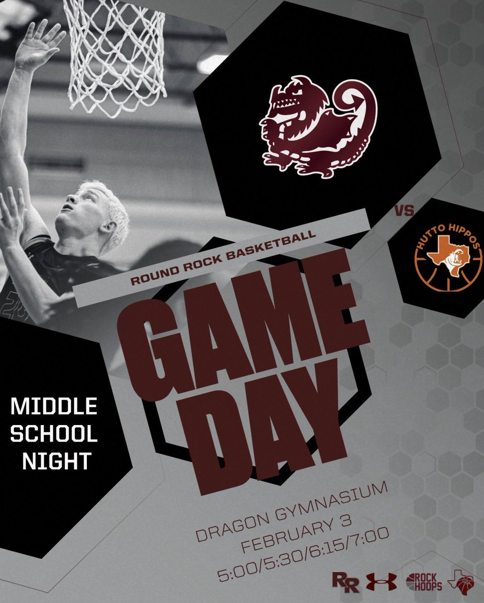 The Dragons play host to the Hutto Hippos tonight in District 25-6A action! Freshmen Maroon tip @ 5:00, JV @ 5:30, Freshmen White @ 6:15 and Varsity @ 7:00. #WEoverME #SharpenTheAxe