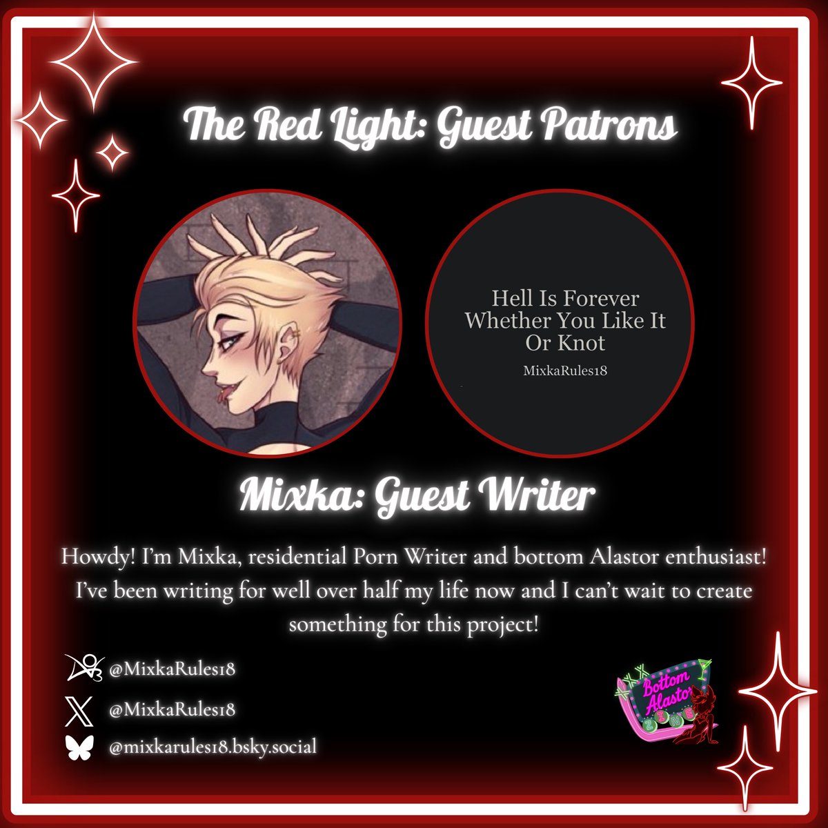 Bottom Alastor Week tweet media