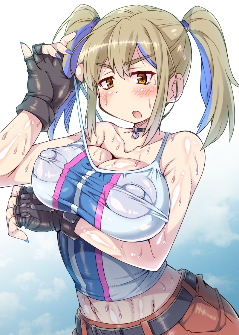 くそ暑い艦内ではみんな脱ぐべきだよね!トップレスちゃんも乳首艦長もそう言ってる…のでハーラちゃんもはよ! 