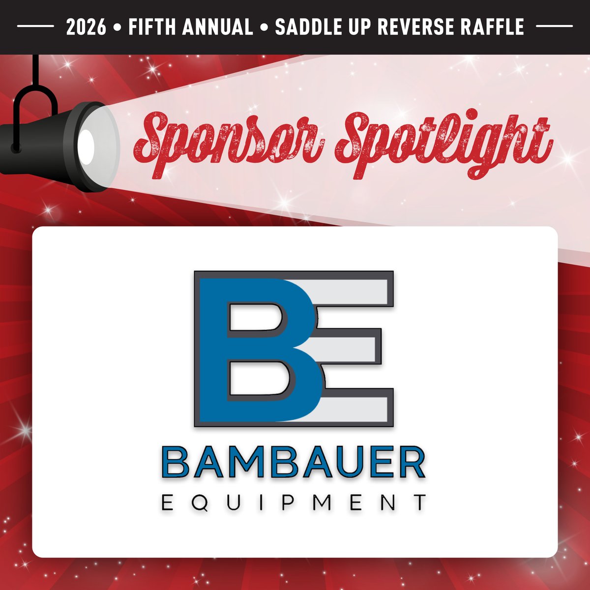 Shoutout to Bambauer Equipment for equipping us with a reverse raffle sponsorship! Proof that they don’t just supply equipment — they also supply awesome community support. 😁 Thanks for backing us up!!
