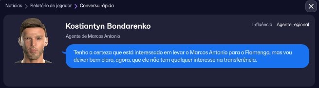"É só convencer o Marcos Antônio a sair sem se importar com eles"

As tentativas de negociar com ele: