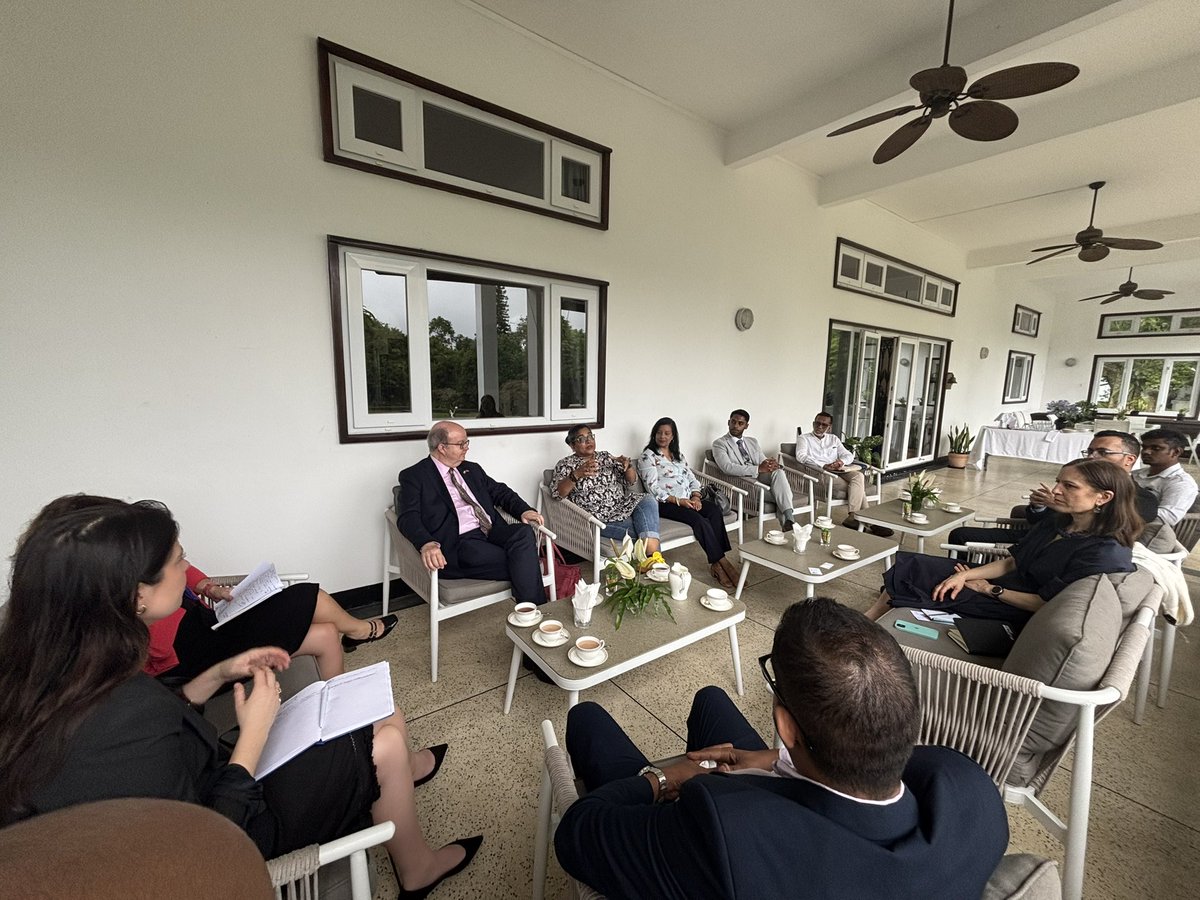 UK in Mauritius tweet media