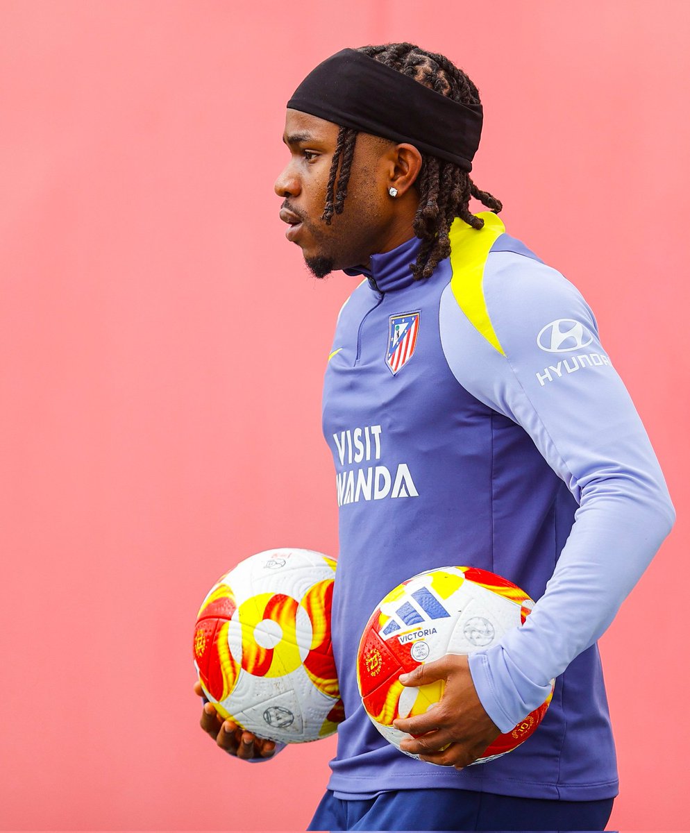 Ademola Lookman in his first training session with Atletico Madrid 🔥🇳🇬