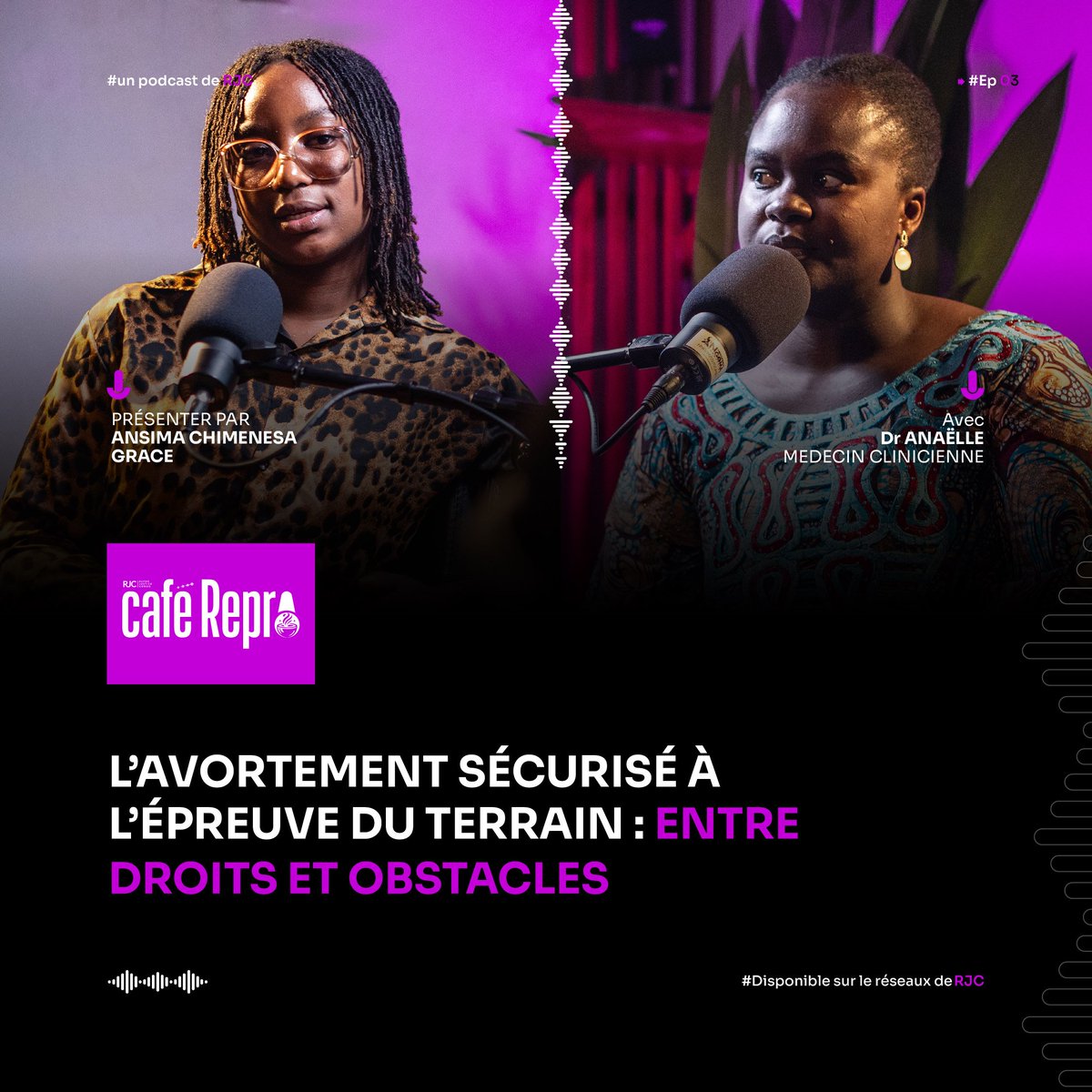 ReprojusticeRDC's tweet photo. ✨ Un nouvel épisode est e ligne !
L’avortement sécurisé à l’épreuve du terrain entre droit et obstacles.
👉 Pour en savoir plus, clique sur le lien YouTube et écoute l’épisode complet !
https://t.co/XlHN3OQMw3
#AvortementSécurisé #JusticeReproductive #ReproJusticeCongo https://t.co/CCn8QYZ66P