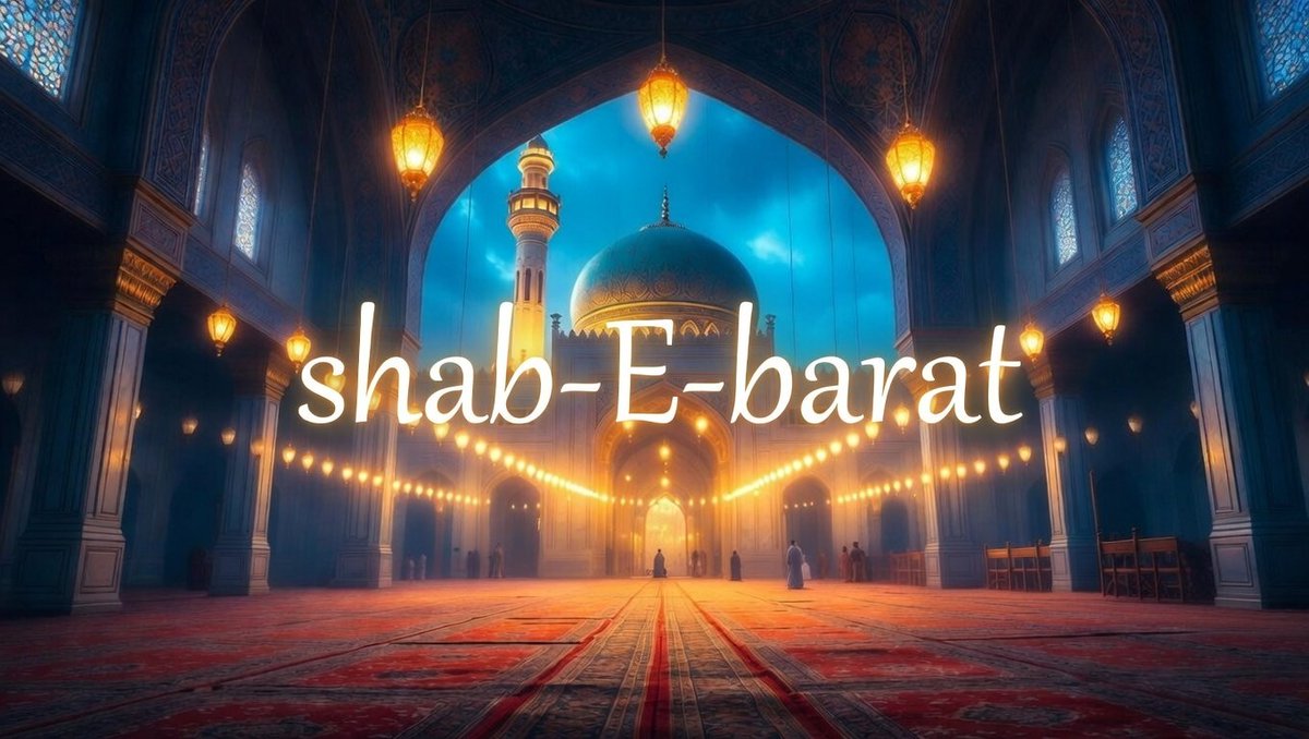 Shab-e-Barat Mubarak! May Allah forgive us all and bless us with His endless mercy. 🕌🤲