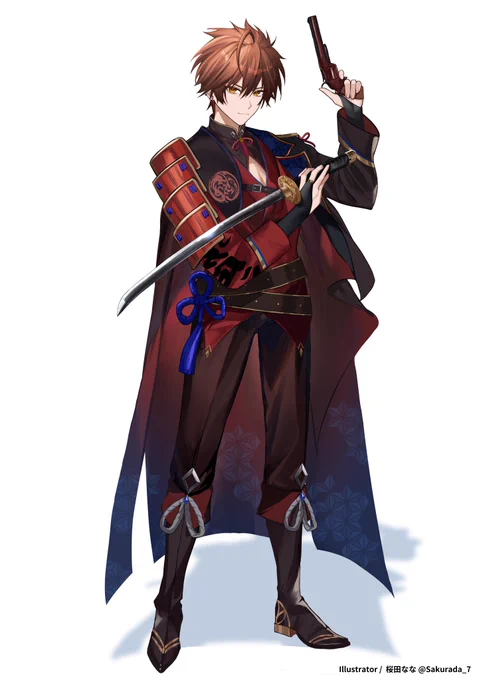 【お仕事】 個人依頼でキャラデザ&立ち絵描かせていただきました!ご依頼ありがとうございました #有償依頼 #イラスト #立ち絵