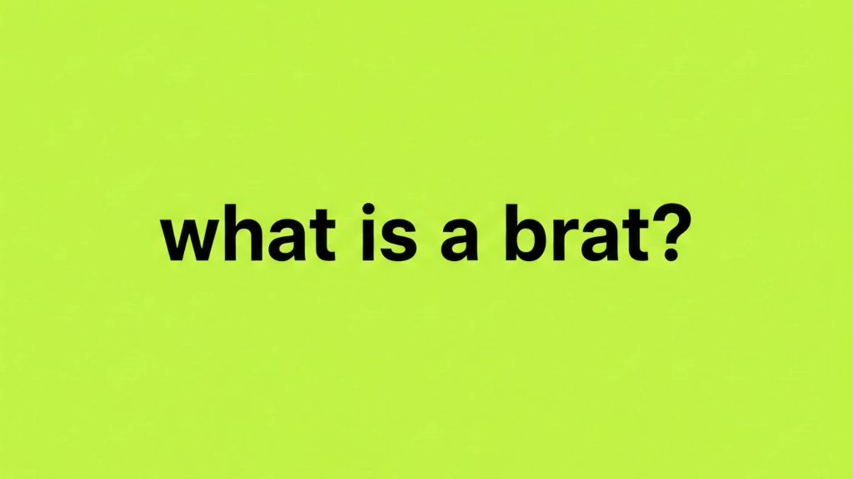 Bratgen_io's tweet photo. What is a BRAT? 😈💚
Not spoiled — bold, rebellious, and confident energy. Full guide 👇
 https://t.co/onR2tZoiX8

#BratGen #BratEnergy https://t.co/0sD74bdpPK