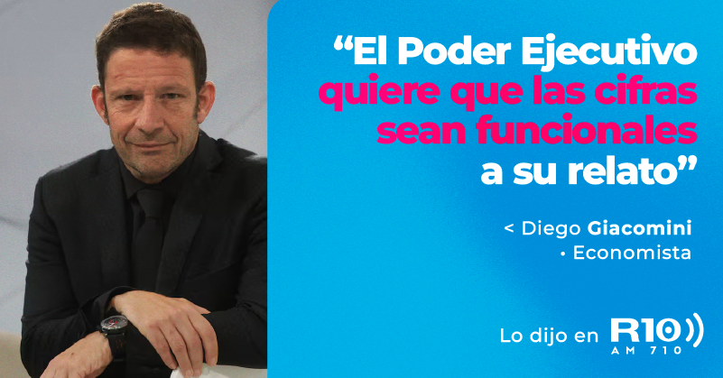 Radio10's tweet image. 🗣️"El Poder Ejecutivo quiere que las cifras oficiales sean funcionales a su relato"

🎙️ La crítica de Diego Giacomini (@GiacoDiego), economista y analista financiero, en comunicación con @pabloduggan.

🎧 youtu.be/hkpZKe8htSM

#TodoEsPosible