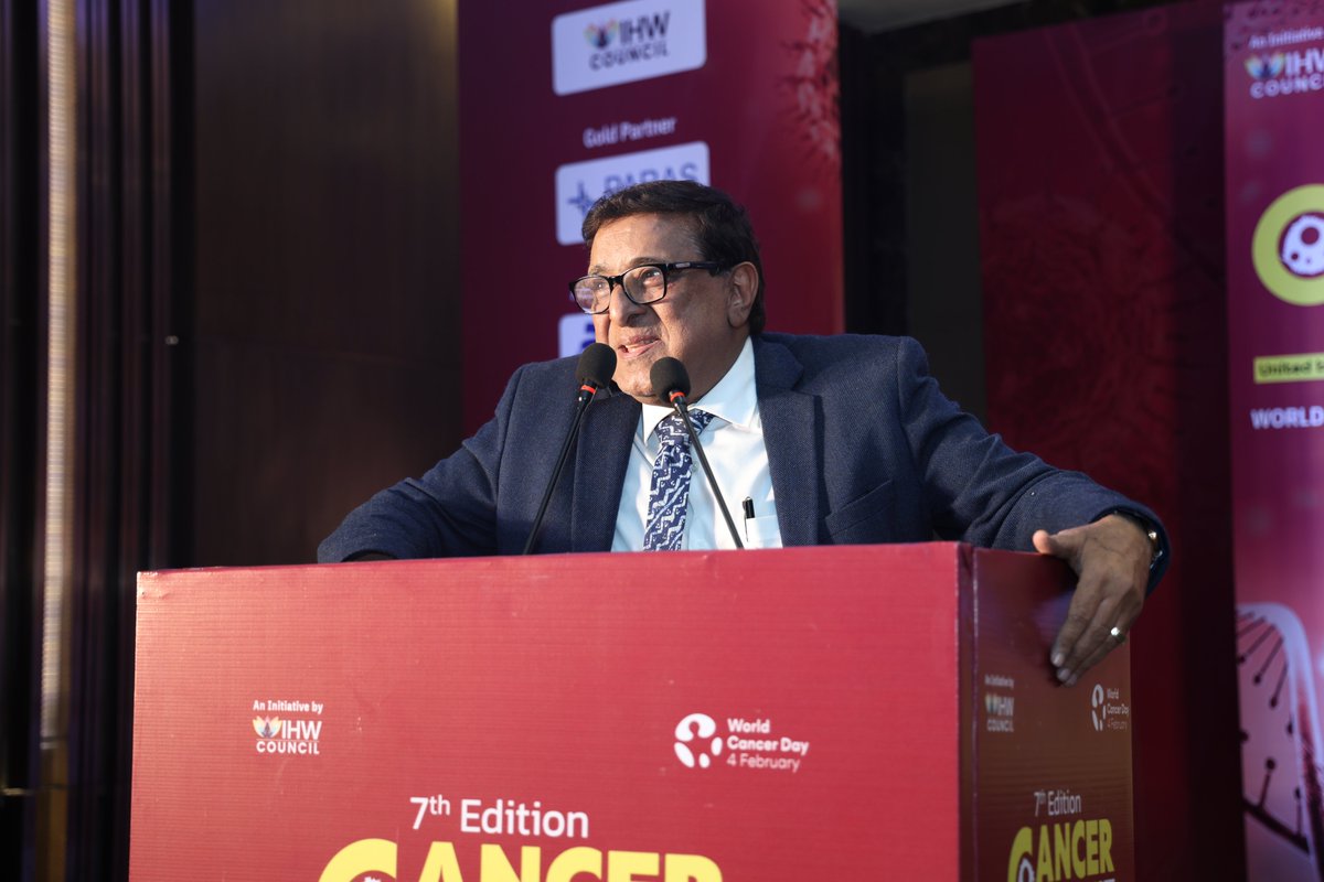 IHWCouncil's tweet photo. “Cancer affects millions, but no two cancer journeys are ever the same. Every diagnosis carries a human story shaped by age, geography, income, gender, family support and emotional resilience.”

- Dr. Sunil K. Khetarpal, DDG, @ahpi_india 

#CancerSummit2026 #CancerCare https://t.co/jN3Pbf9mjJ