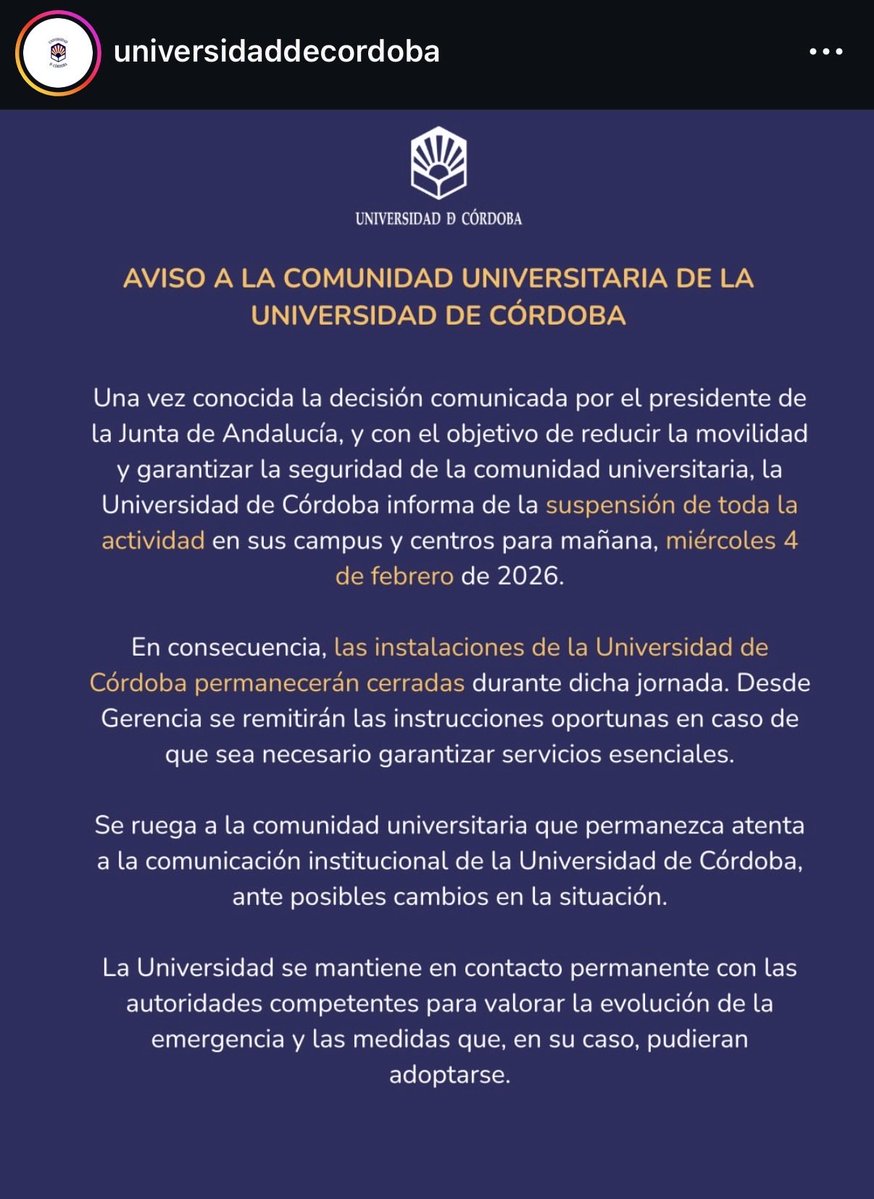 A todos los miembros de la comunidad de la UCO