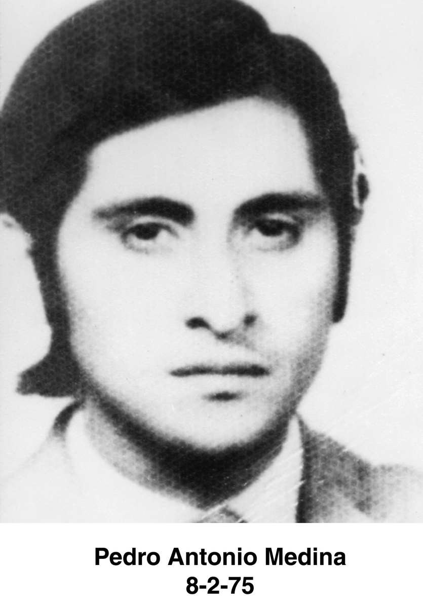 ANPIRomaPosti's tweet photo. Maestro elementare di 24 anni, #PedroAntonioMedina fu sequestrato a #Simoca in provincia di #Tucuman , l'#8febbraio 1975 probabilmente dalla famigerata #TripleA.
Non si hanno testimonianze riguardo ad un suo passaggio presso un Centro di Detenzione Clandestino.
Scomparso. https://t.co/19AOToXZ6M