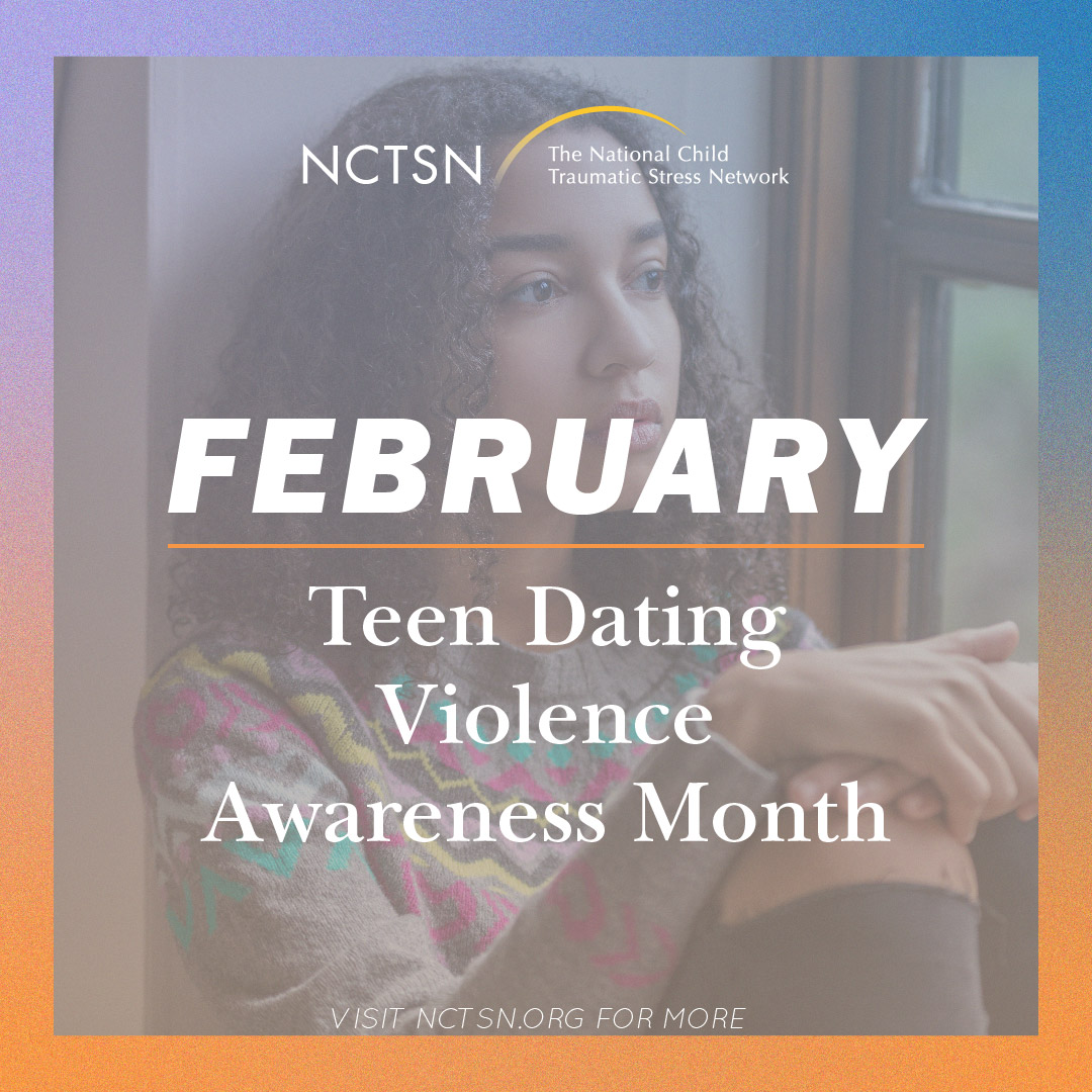 nctsn's tweet image. February is Teen Dating Violence Awareness and Prevention Month, a time to acknowledge the impact of #teendatingviolence, teach healthy relationship skills, and educate young people about dating violence to prevent the cycle of abuse. Learn more: bit.ly/47ZH6zo.