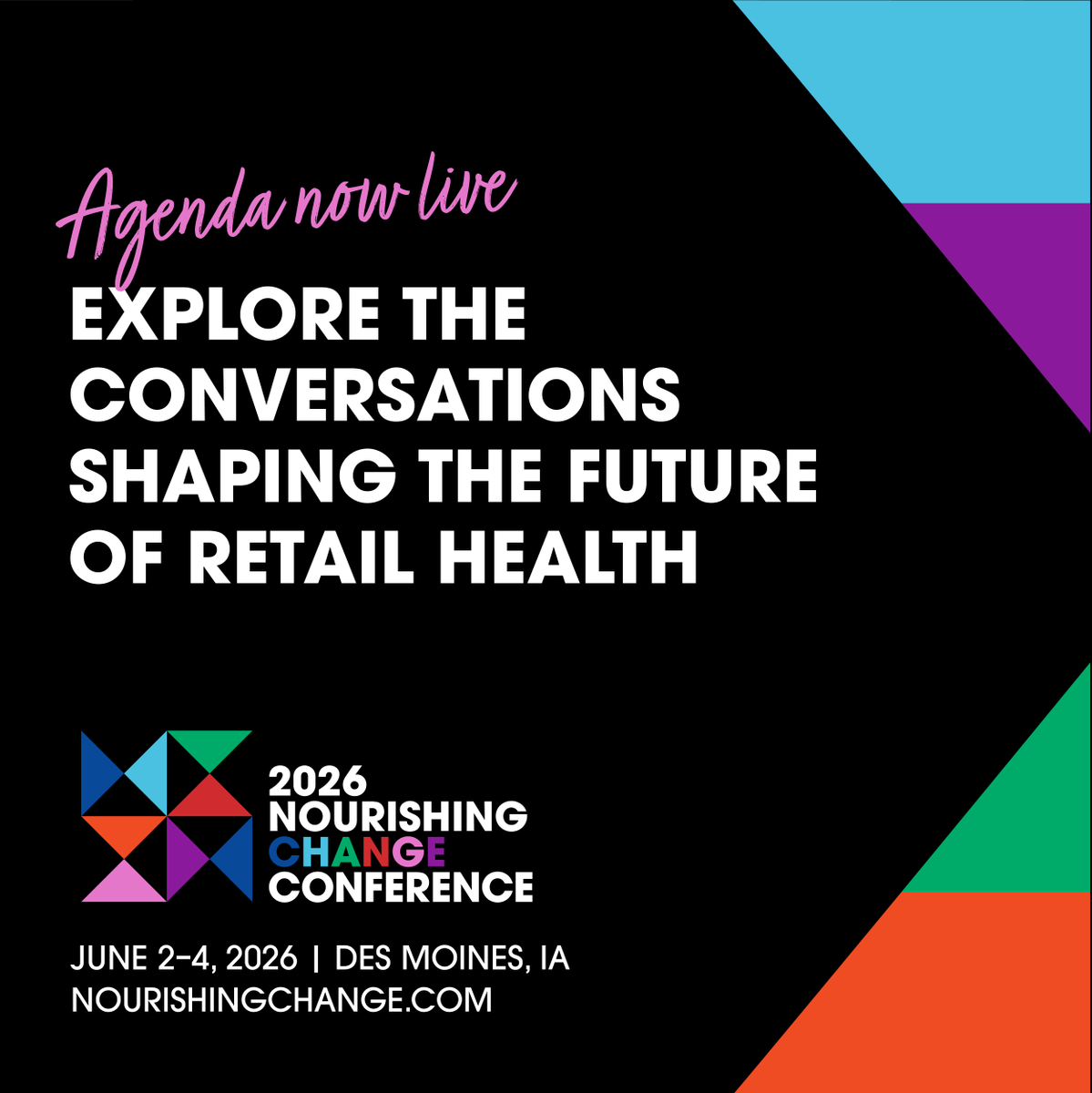 NChangeLive's tweet image. The 2026 Nourishing Change Conference agenda is live.

Explore the conversations shaping the future of retail health: nourishingchange.com/agenda