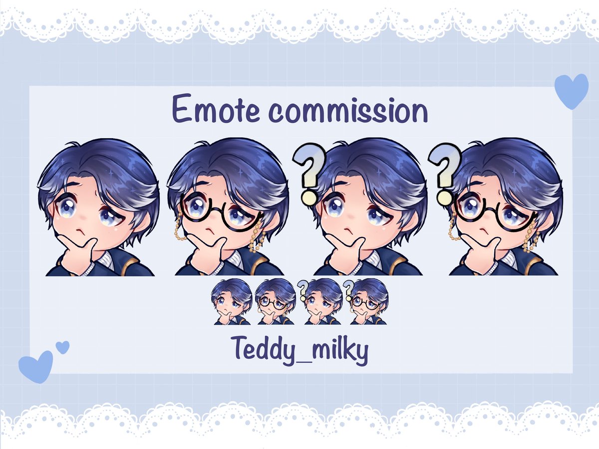 _teddy_milky's tweet photo. Small emote commission for @BifrostAssassin ^-^ https://t.co/uE2tE2YKeJ