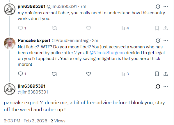 ProudFenianTaig's tweet photo. Offer someone free education by scholling them and boom! Blocked. Thanks for the entertainment Daftie! https://t.co/yatkghWtOB