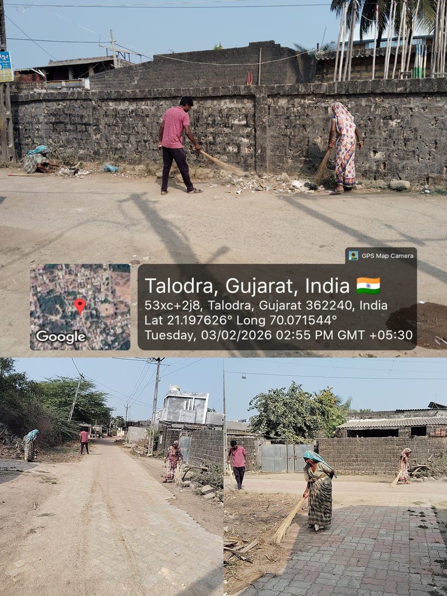 સ્વચ્છ ભારત મિશન (ગ્રામીણ) અંતર્ગત તલોદ્રા ગામે જાહેર સ્થળોની સાફ-સફાઈ #Swachhotsav #NirmalGujarat #CRD_Gujarat #SBMR_Gujarat 
<a href="/CMOGuj/">CMO Gujarat</a> 
<a href="/crdgujarat1/">Commissionerate of Rural Development,Gujarat</a>  
<a href="/SBMR_Gujarat/">Swachh Bharat Mission- Gramin, Gujarat</a>