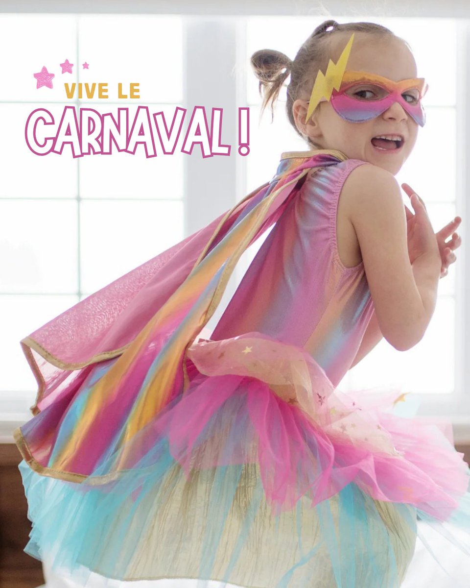 Votre enfant a-t-il son déguisement pour le #Carnaval ?
À La Poule à Pois, on a tout ce qu'il faut pour que votre bout de chou brille à son prochain #balmasqué 👉 bit.ly/4kcqvzT
Des #déguisements de qualité, des accessoires rigolos, des coffrets de #maquillage...