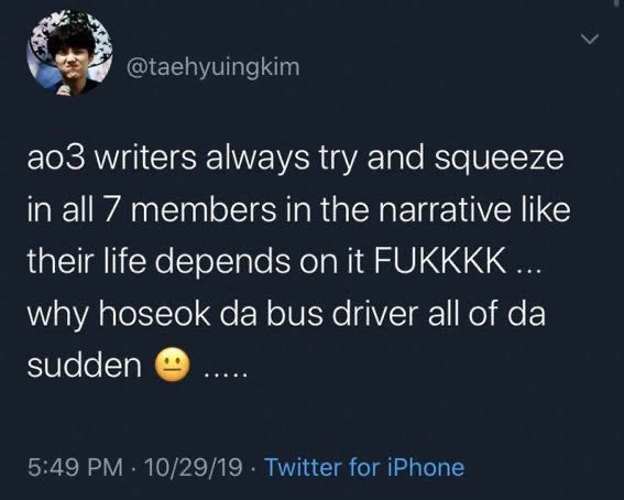 achrissis__'s tweet image. im always saying “why is _____ da bus driver” but then i remember that barely anyone knows what im referencing