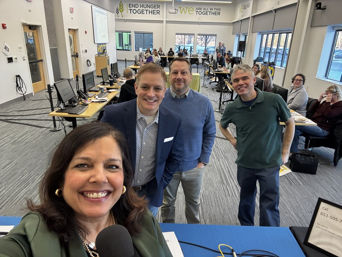vsawkar's tweet photo. Raising money for @2harvest on @wccoradio @TMNwithVineeta! Call 651-505-7100 https://t.co/CrhFlMkoQw
