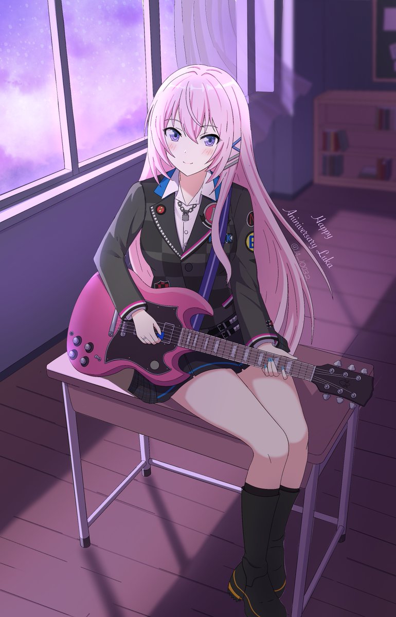 Happy Late Anniversary Luka! #CST_CREATIONS #prsk_FA #巡音ルカ #巡