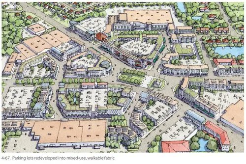In my opinion, more than 75% of every urban planning, architecture, and landscape architecture program today should focus on “SPRAWL REPAIR”.

The work is endless.
And virtually nobody is teaching it.