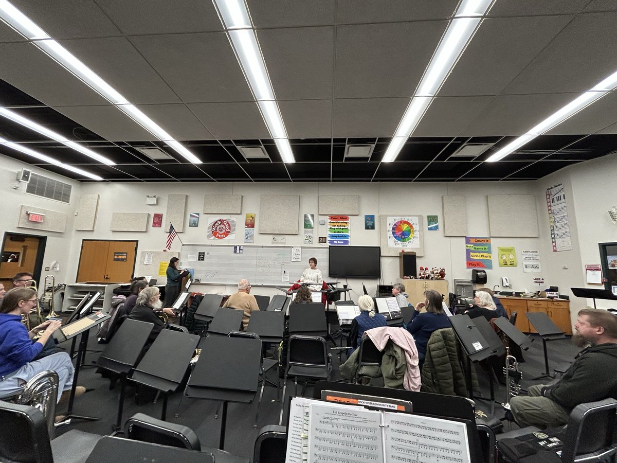 And we’re back!
Come join us Monday nights 7:30 to 9:30pm in Rocky River Middle School’s band room.
All levels (seriously, all levels) welcome. No auditions, no judgement.
#CommunityBand
<a href="/rockyriverrec/">Rocky River Recreation</a>