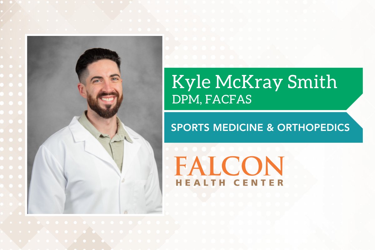 FHC is excited to welcome Kyle McKray Smith, DPM, FACFAS, to our Sports Medicine &amp; Orthopedics team! Dr. Smith specializes in advanced foot &amp; ankle reconstruction, sports injuries and more. He hopes to expand access to specialized foot and ankle care for the local community.