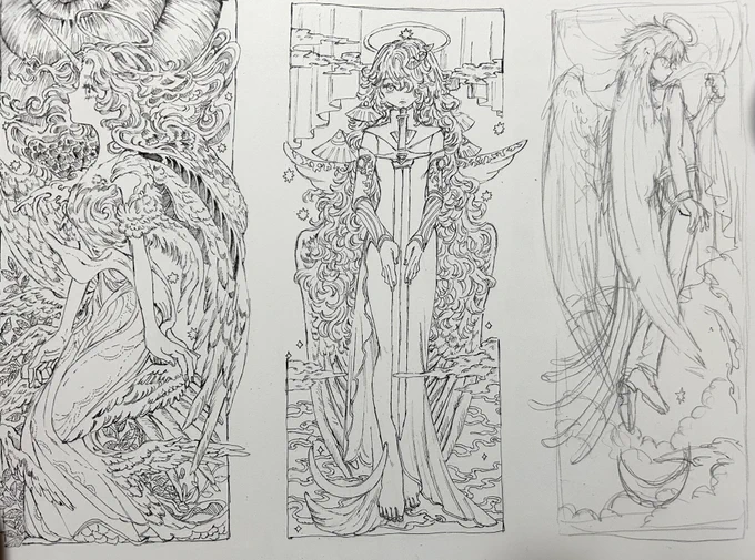 近いうちにこの3点のイラストBOOTHにて販売予定です 