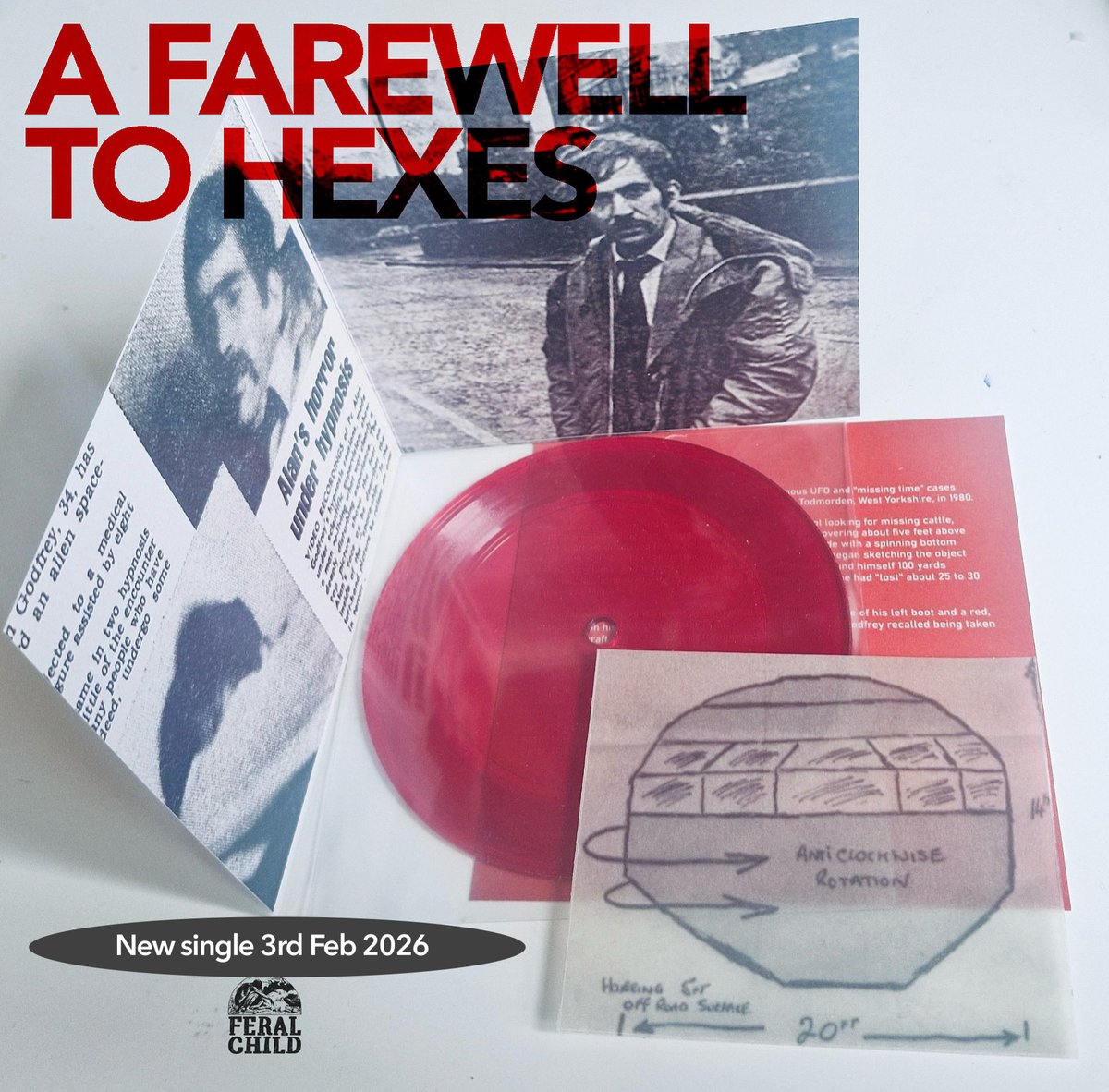 _adamleonard's tweet photo. 🔴Out today! 🔴 2 brand new tracks based on the PC Alan Godfrey UFO incidents in Todmorden, 1980. Contact @polyyouth for a copy. 100 copies only #ufo #todmorden #ElectronicMusic https://t.co/Qi2SERo814