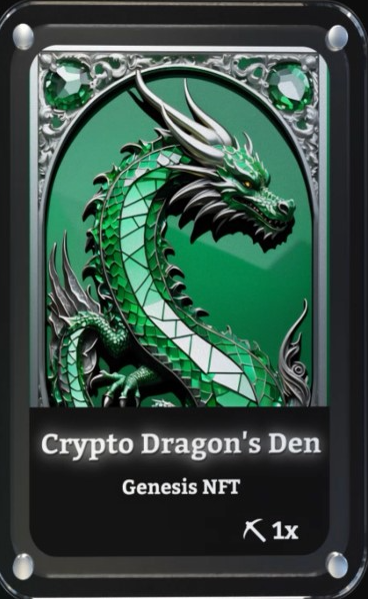 CrypDragonsDen's tweet photo. **NFT Giveaway**

To celebrate our new Logo and the upcoming launch of our YouTube channel, we're giving away one of our Glass Genesis NFTs worth 150 ADA (currently $45)!

To take part simply:-
👉 Like, retweet and tag a friend using the #DragonsAreComing tag
👉 Comment below

The draw will take place once we hit 250 likes and 250 retweets.

To be eligible, your X account must have a @SorsaApp score of 10 or above (to stop bots!)

NFT Utility includes:-

Priority access to all sales on The Den launchpad
FREE entry into our monthly $100 raffles
Passive income from our BTC mining farm

Good luck!