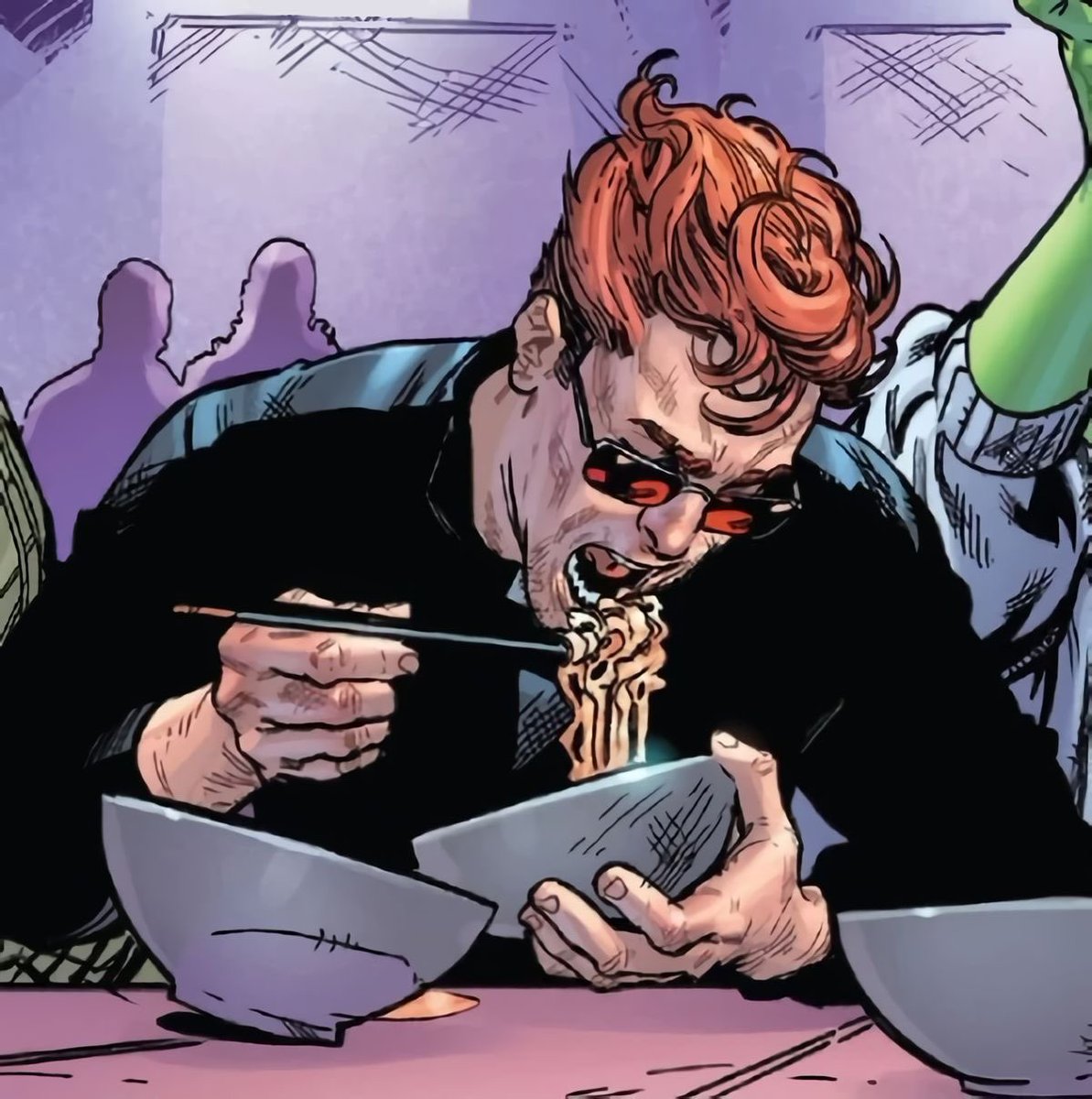 We need more scenes of Matt Murdock eating in the MCU… his relationship with food must be so interesting with his enhanced taste.
