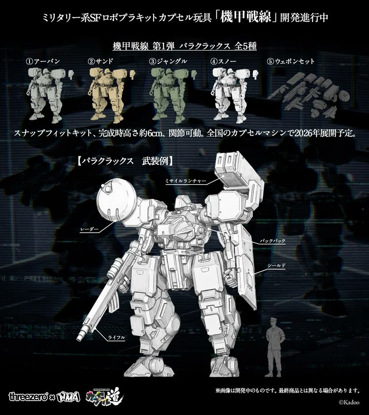 【ガチャガチャ】threezero×HMA「機甲戦線 プラモデル」

【開発中】
figsoku.net/blog-entry-492…
#HMA #threeZero #プラモ #機甲戦線
