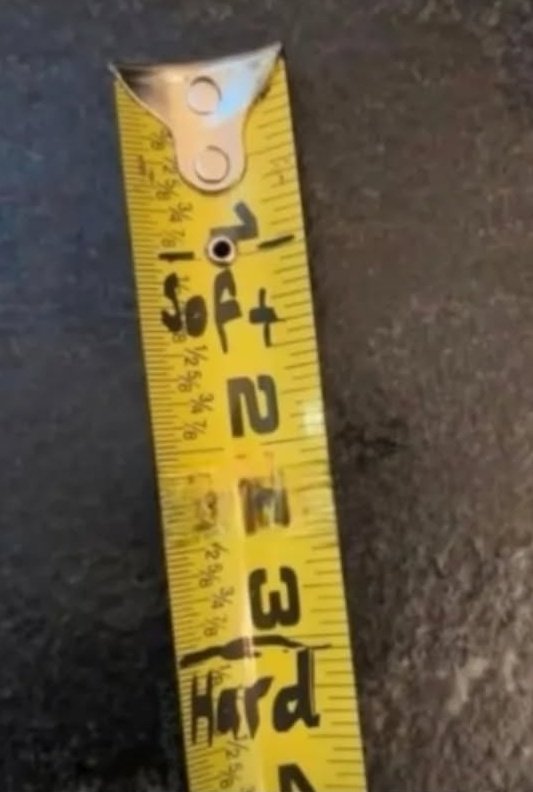TonyButlerLD's tweet photo. Last time I borrow my uncles johns tape measure. https://t.co/RtWCGivzb1