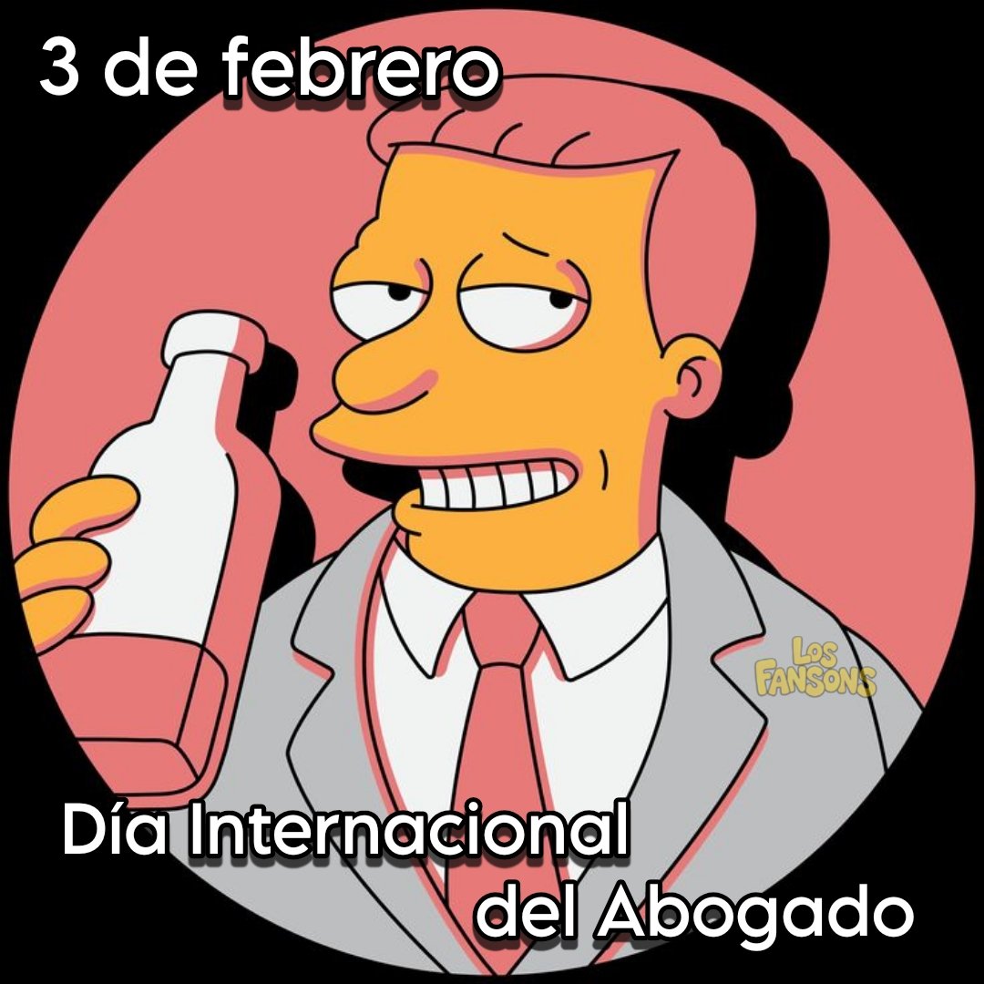 ¡Hoy es el Día Internacional del Abogado! #LosSimpson #LosSimpsons #TheSimpsons #DiaInternacionalDelAbogado