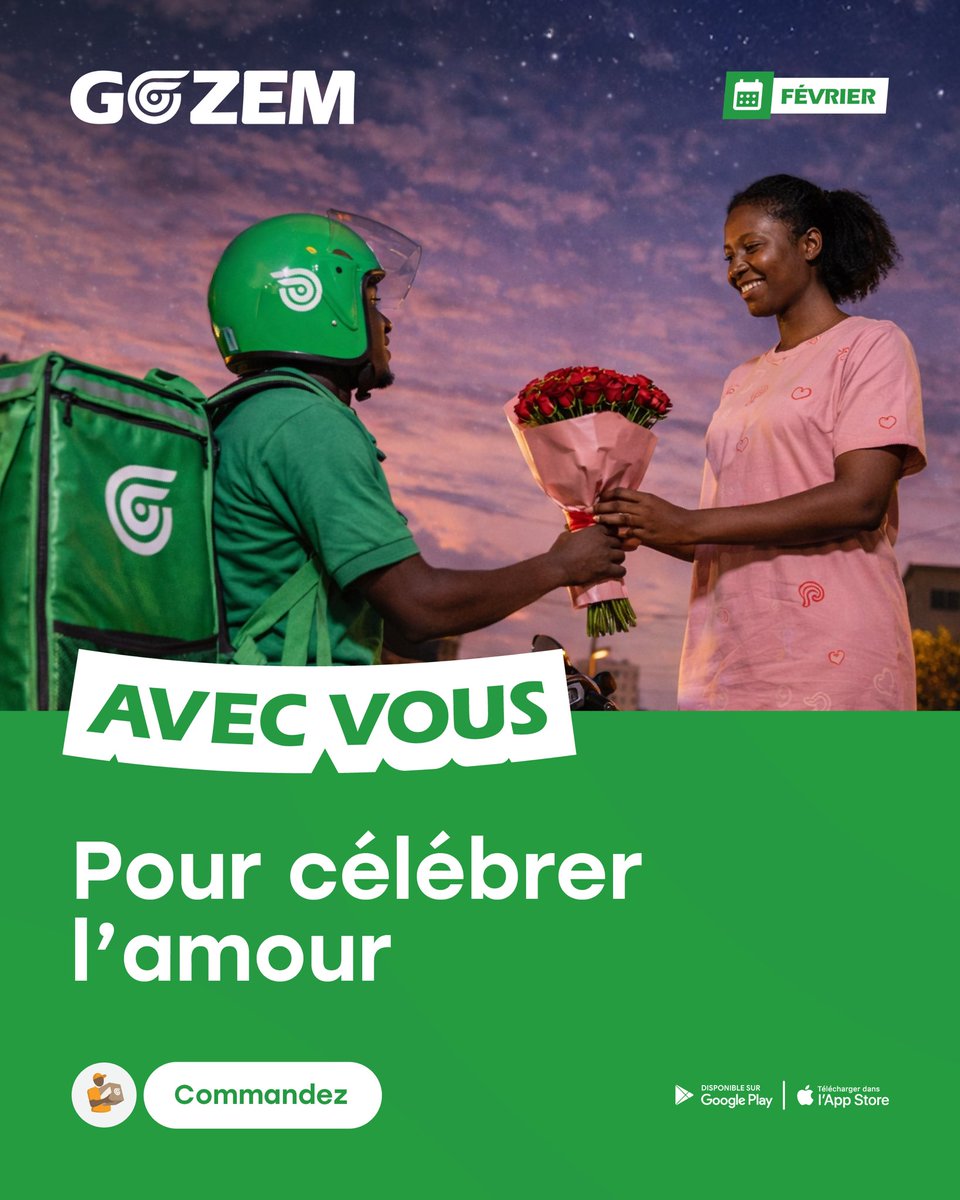Le mois ci ça va lover foooorrtttt !!! 

Et Gozem sera Avec vous pour vous faire vivre et faire vivre à votre partenaire une experience unique ! 💚💚💚

#gozem #gozemcameroun #saintvalentin
