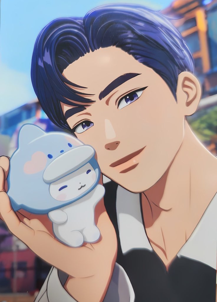 1. 💙 and 💜 has the same expression
2. 🩵 and 💛 also has the same expression
3. tilting of the heads are also identical (its just the opposite)
4. the matchy matchy outfit aka sweater vest
5. the overall vibe is SO THE SAME and coupley