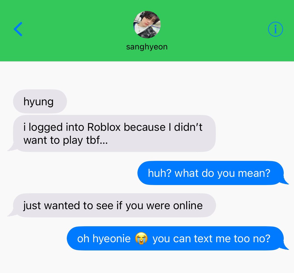sangkomdawn's tweet photo. — last server, just you | a #hyeonxin #sixsevenz AU 

where anxin kept logging into roblox after sangwon &amp; geonwoo outgrew it. then geonwoo introduced sanghyeon who’s chatty and always online. when late night games became quiet calls, anxin realised they were just playing anymore https://t.co/qyngxmUloR