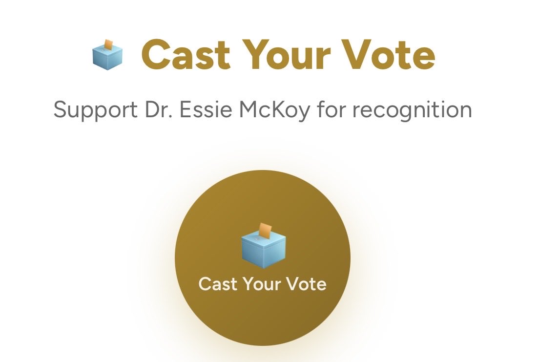 Dr. Essie Mckoy tweet media