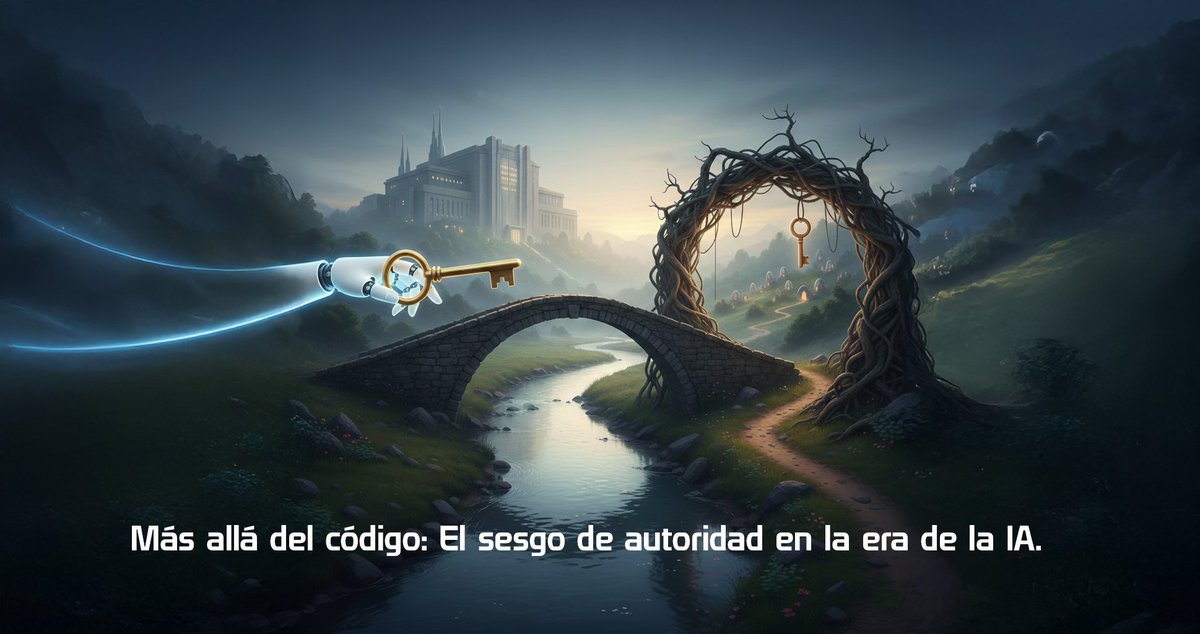 La IA no es juez neutral: suele amplificar privilegios y “legitimar” lo que firma la autoridad. Por eso urge ciudadanía digital crítica y ética. Lee el análisis: grezan.cl/la-amplificaci…
cc <a href="/Mineduc/">Ministerio de Educación</a> <a href="/CPEIP_mineduc/">CPEIP</a> <a href="/Uniandes/">Uniandes</a> <a href="/IFEconference/">IFE Conference</a>