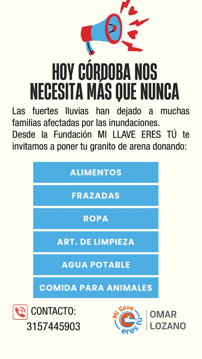 omarlozanof's tweet photo. Unamonos todos por Cordoba🙏🏻🙏🏻 https://t.co/9Sdavab8Sa