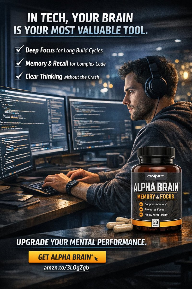 AutoMechTrader's tweet image. Don’t let your mind be the bottleneck.

👉 Upgrade your mental performance:
 amzn.to/3LOgZqb

#TechIndustry #SoftwareEngineers #Developers #ITProfessionals #DeepWork #Productivity #Nootropics #AlphaBrain