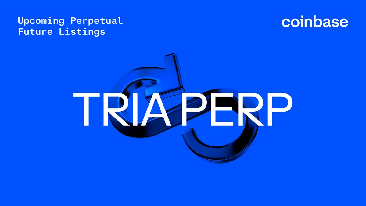 Perpetual futures trading for Tria $TRIA will go live on 3 FEB 2026.

The opening of our TRIA-PERP market will begin on or after 15:30 UTC, if liquidity conditions are met, in regions where trading is supported.

Perpetual futures are available to retail traders in select