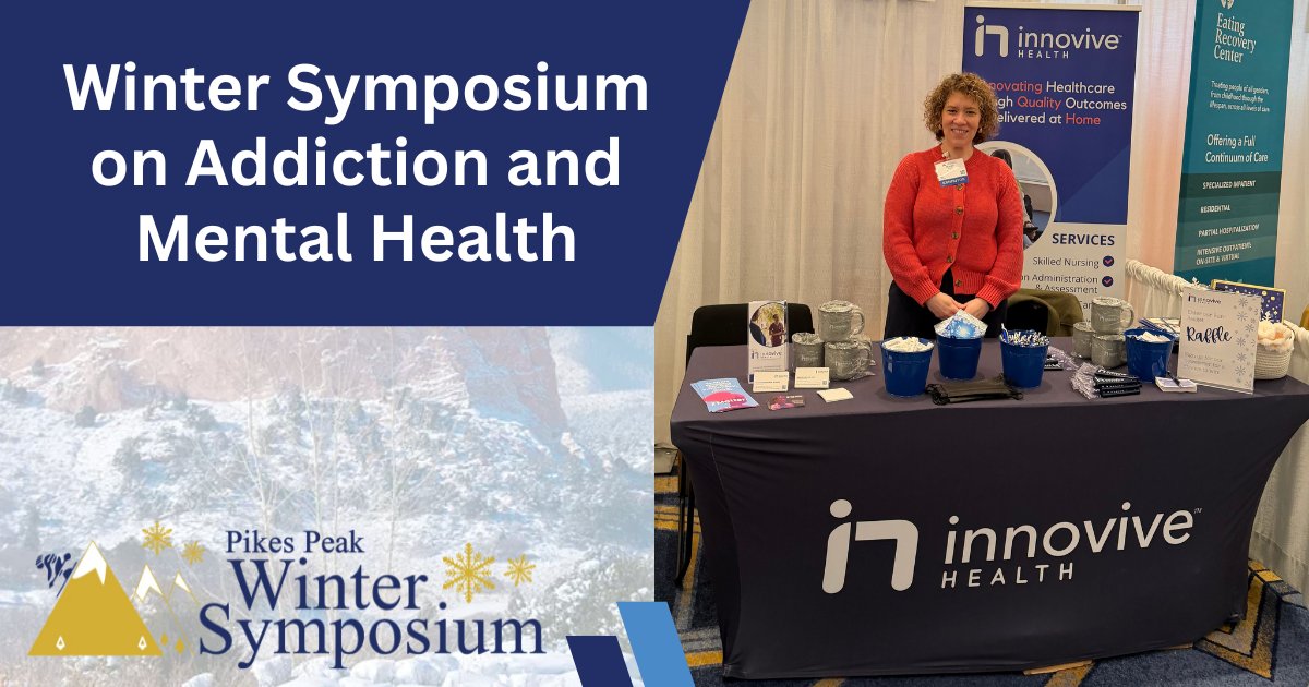 Thanks to everyone who visited the Innovive Health booth at the 51st Annual Winter Symposium in #ColoradoSprings! It was great to connect with experts in the field to discuss #behavioralhealth &amp; community-based care