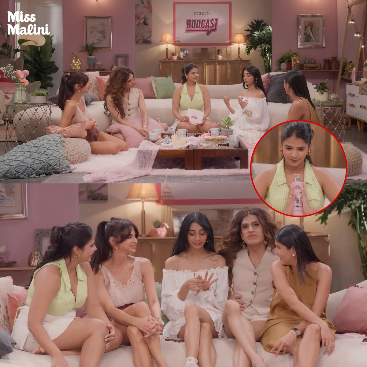 MissMalini's tweet photo. Body care is finally having its moment 👏
Love seeing @PondsIndia sit down with creators for an honest, no-filter chat on body beauty &amp; self-care.
The full podcast is up on their YouTube. 

#PondsBodycare #Ponds #Bodcast https://t.co/0hDuenHjj7