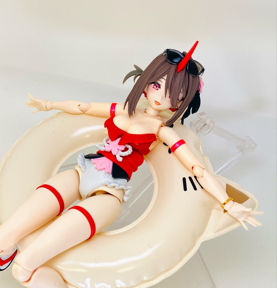 #節分の日
鬼は外でバケーション！🔆 ̨ ̨ 𓄹 ₍🕶; ₎