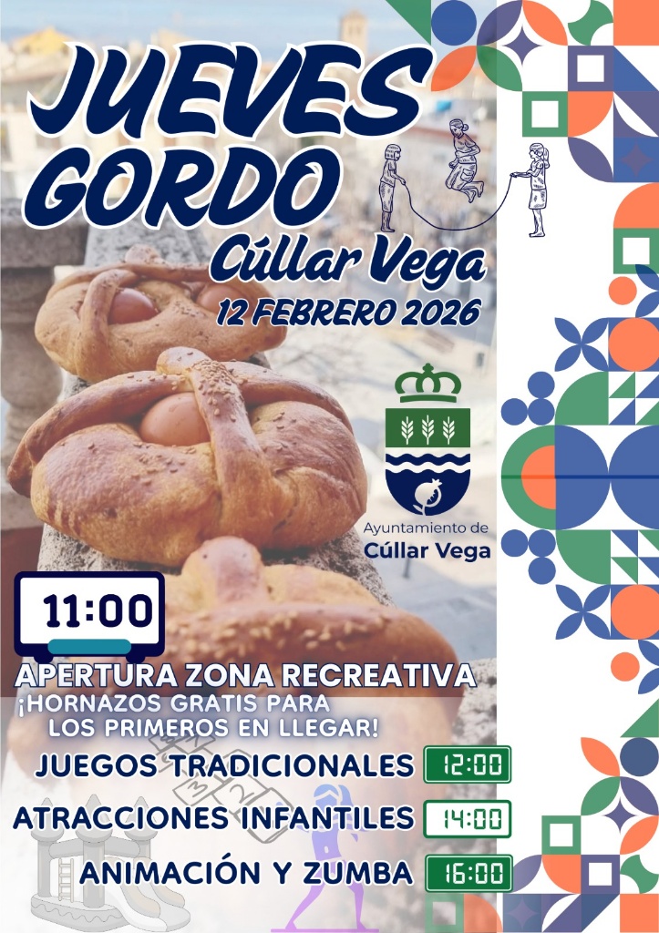 Cúllar Vega celebrará el tradicional "Jueves Gordo" este 12 de febrero -  cullarvega.com/cullar-vega-ce…