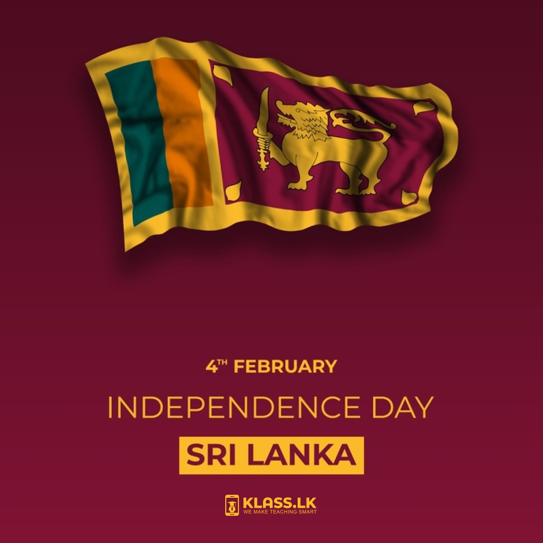 KlassLk's tweet photo. Educating the minds that shape an independent Sri Lanka. 🇱🇰📚

#HappyIndependenceDay #KlassLK https://t.co/S4DgRoKtfC