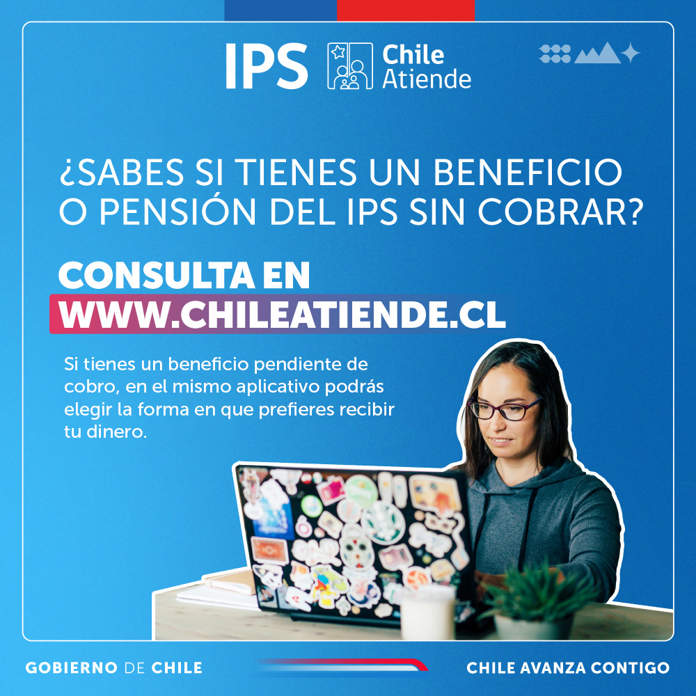 💡Dato: ¡Con tu computador o celular puedes revisar a distancia si tienes #PagosPorCobrar de algún aporte estatal!

🔎Concreta el trámite digitando tu RUN y fecha de nacimiento👉tinyurl.com/4k44e6ne

👆Si tienes pagos pendientes, en la plataforma podrás elegir cómo recibirlos.