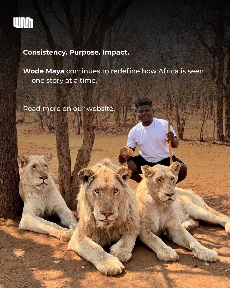 whatsnewmag's tweet photo. Can’t Stop, Won’t Stop ✨

From a proud village boy to Africa’s most influential YouTuber, Wode Maya continues to tell African stories with purpose and impact. https://t.co/ObKAZcUdUv